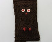 Wise Handmade Owl Cell Phone Cozy Case