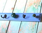 Periwinkle Blue Hook Rack