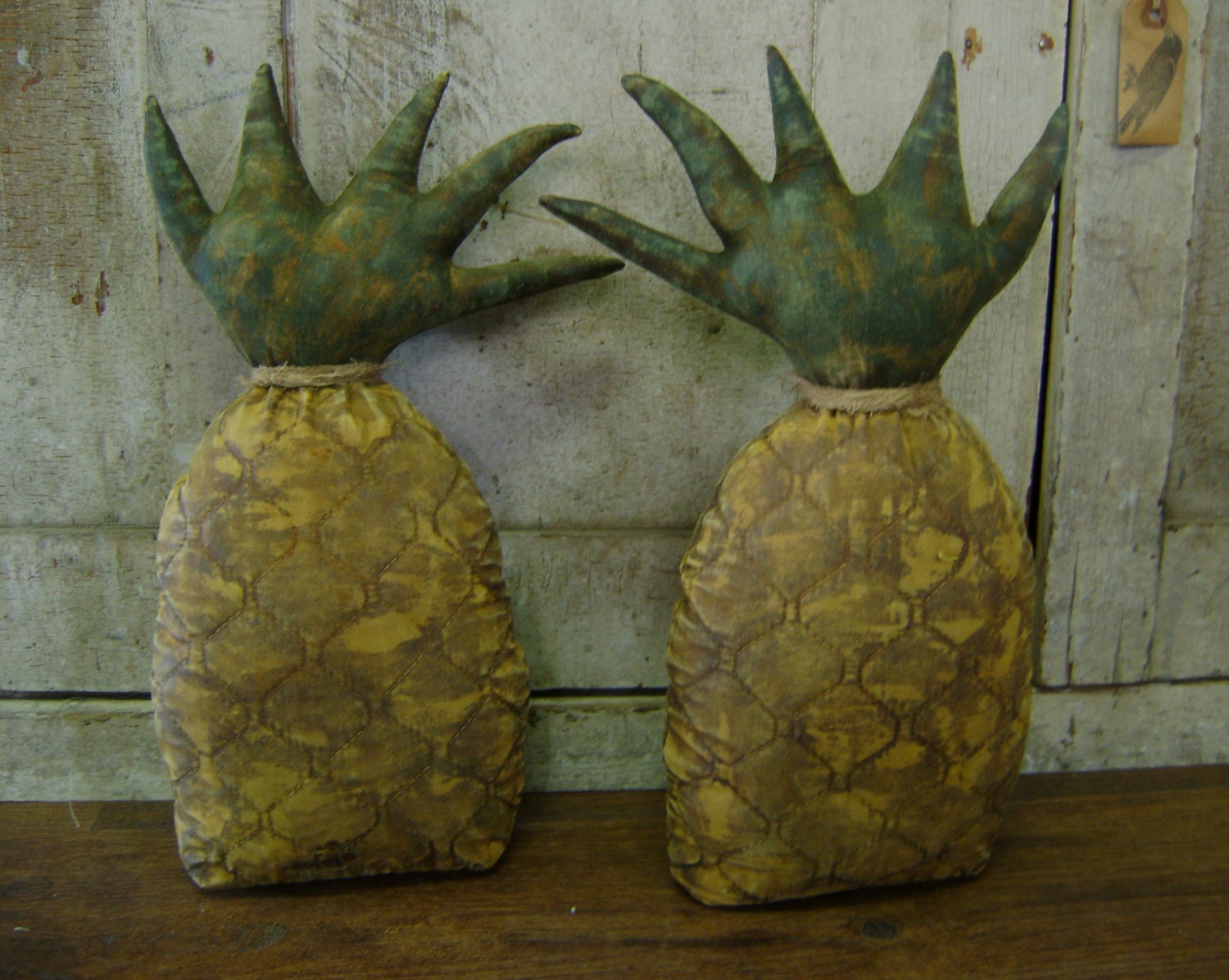 Primitive Spring Summer Fall Large Pineapple Set....WOW