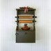 Rolling Pin Cubby Rack Primitive One of a Kind