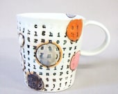 porcelain cup with translucent bottom