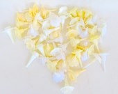 Vintage White and Cream Birthday Candle Holders 1950's Set of 58