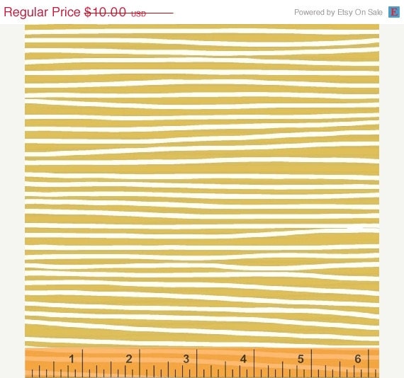 ON SALE Glimma---Korkek in Dandelion--1 yard--Lotta Jansdotter for Windham Fabrics