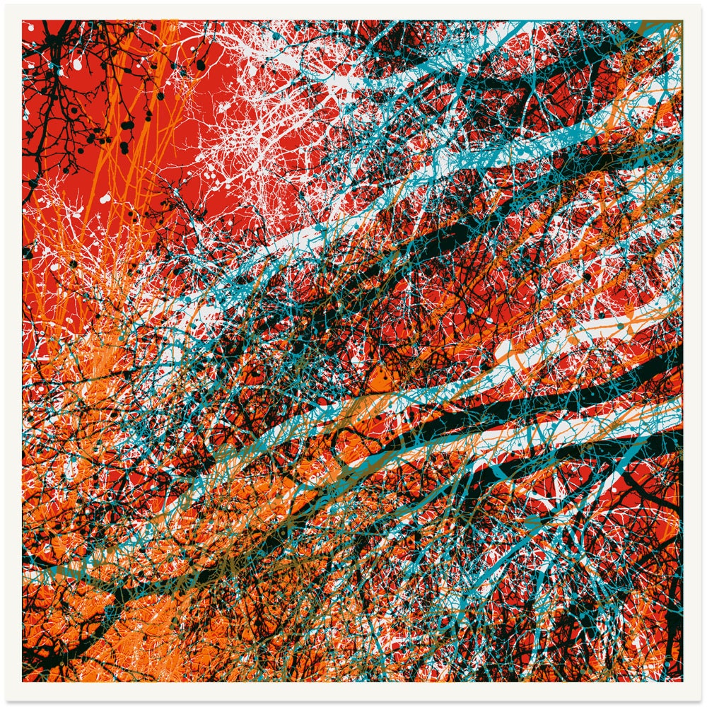 Red Tree (One of a set of four)