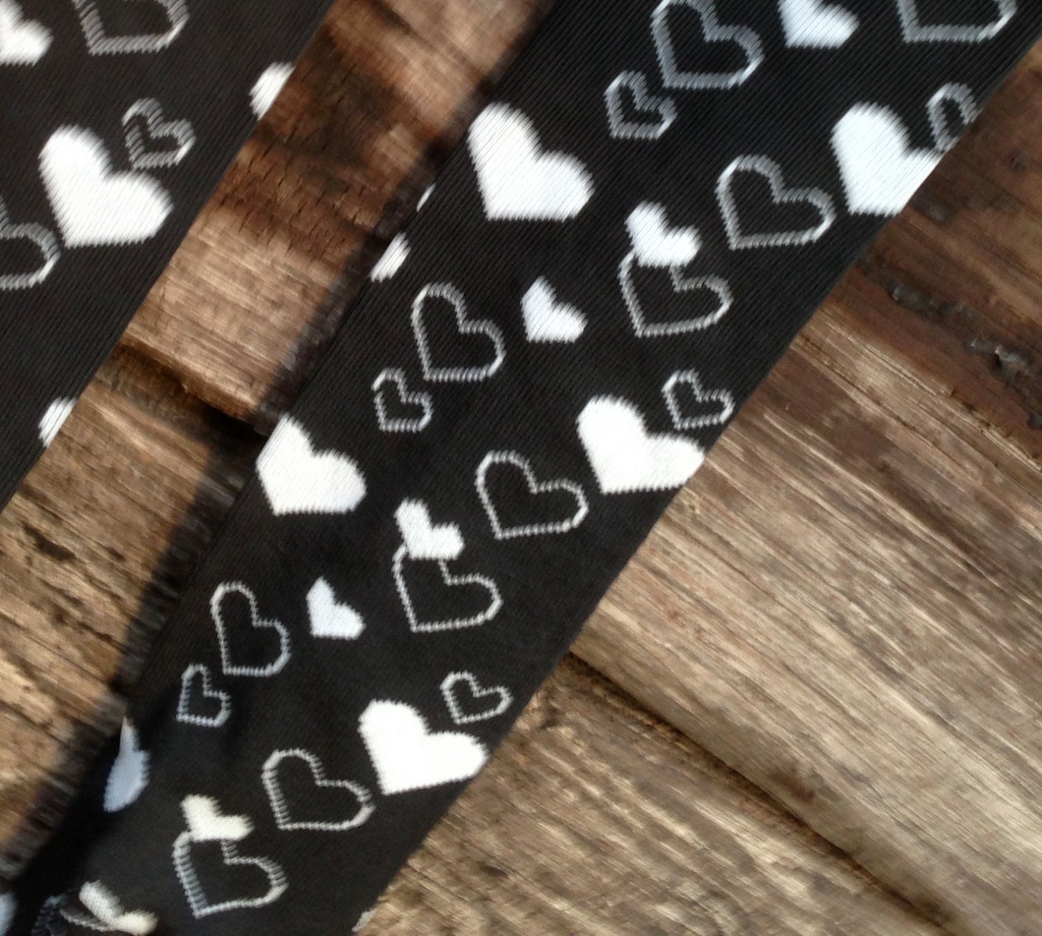 Slox, White Hearts Arm/Leg Warmers