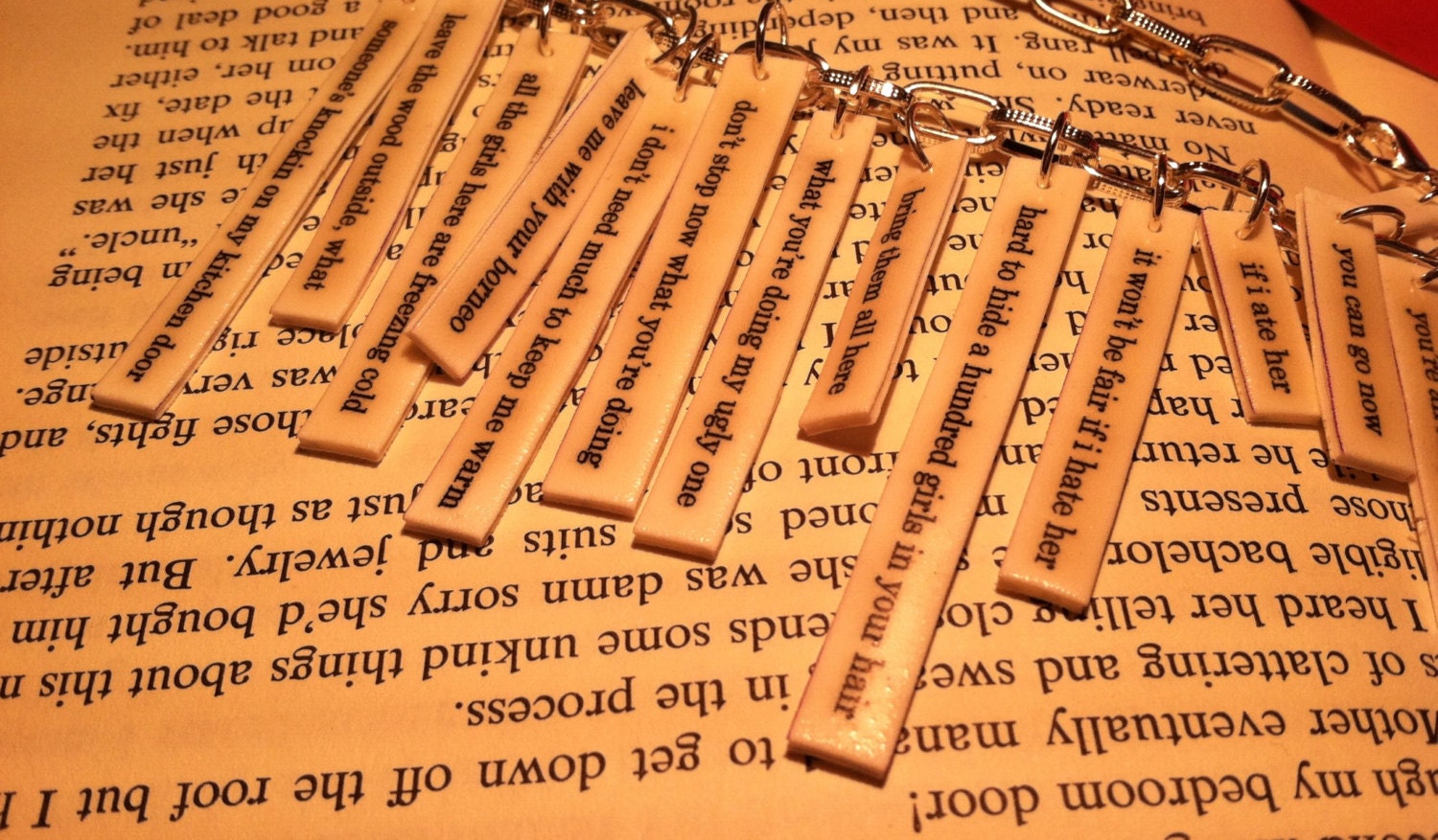 Tori Amos Cloud On My Tongue Lyrical Necklace