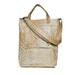 Briefcase in Cream Crocodile Printed Leather - Ready to Ship