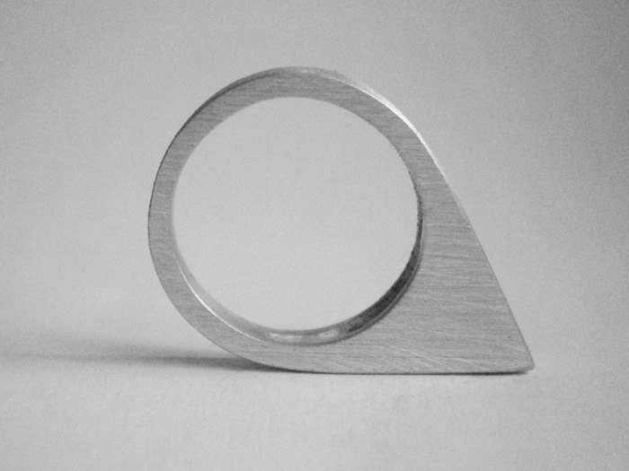 DROP sterling silver ring
