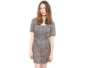 Grunge floral dress boho flower print Medium