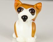 Shiba Inu Lampwork Dog Bead