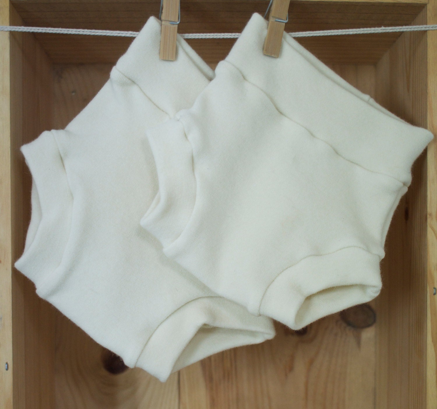 Medium Wool Soaker / Wool Diaper Cover / Wool Interlock / Merino Wool Soaker