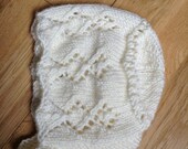 Christening Bonnet - Handknit