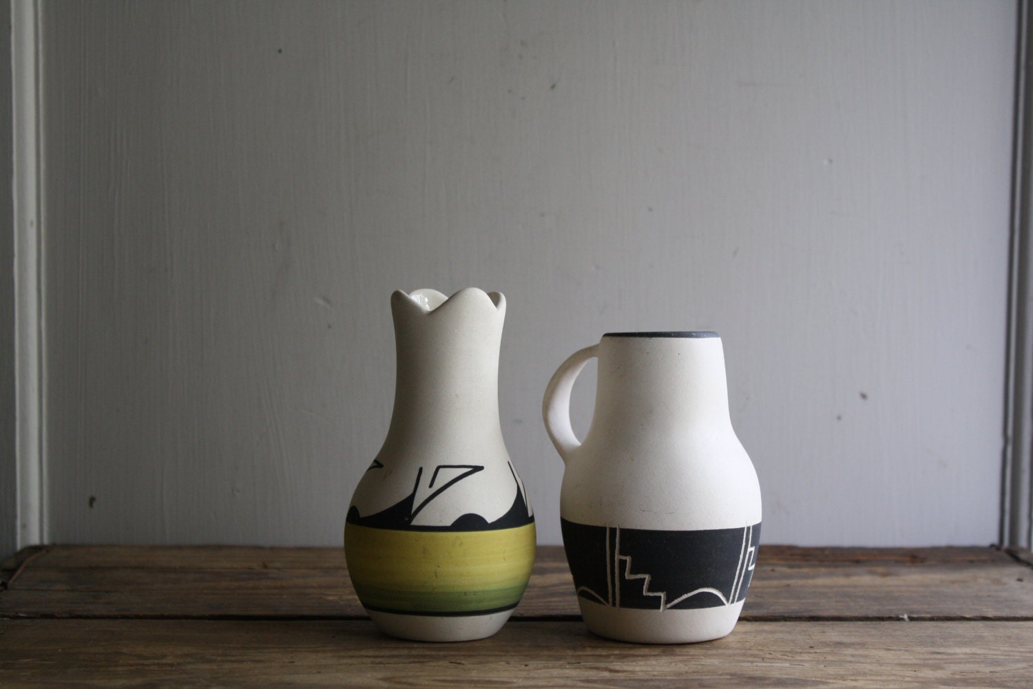 vintage southwestern pottery vases