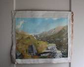 vintage landscape painting
