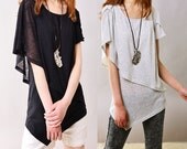 Leaves 3.1  - asymmetrical layered top (Y3108)