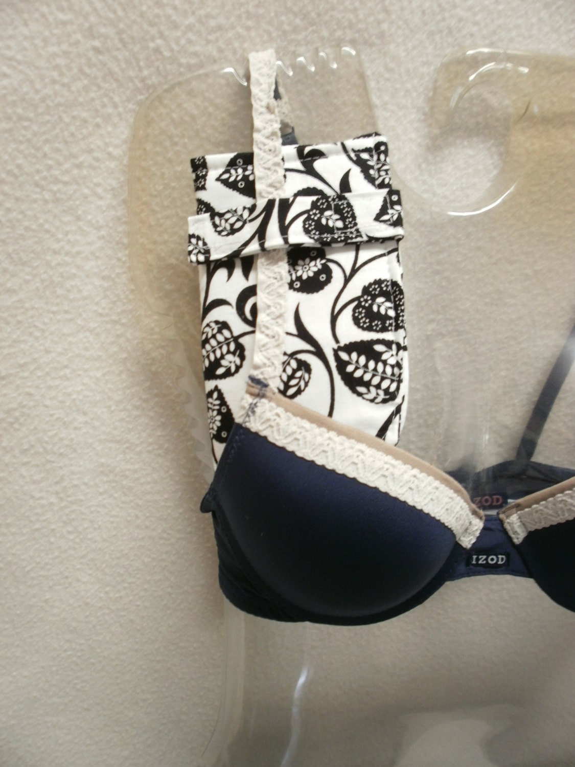 Bra Cell Case CELL PHONE IPOD Black And White Print by accessorize