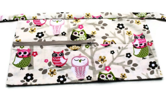 Vendor Apron Server Apron Travel Owls Heavy Weight Beige