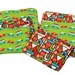 Reusable Sandwich Snack Bags set of 6 Zipper cars