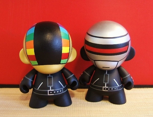 Daft Punk 4" Munny set. Made to order.