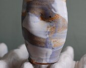striped stoneware tumbler