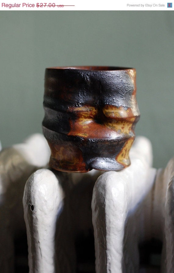 50% OFF SALE ash glazed yunomi