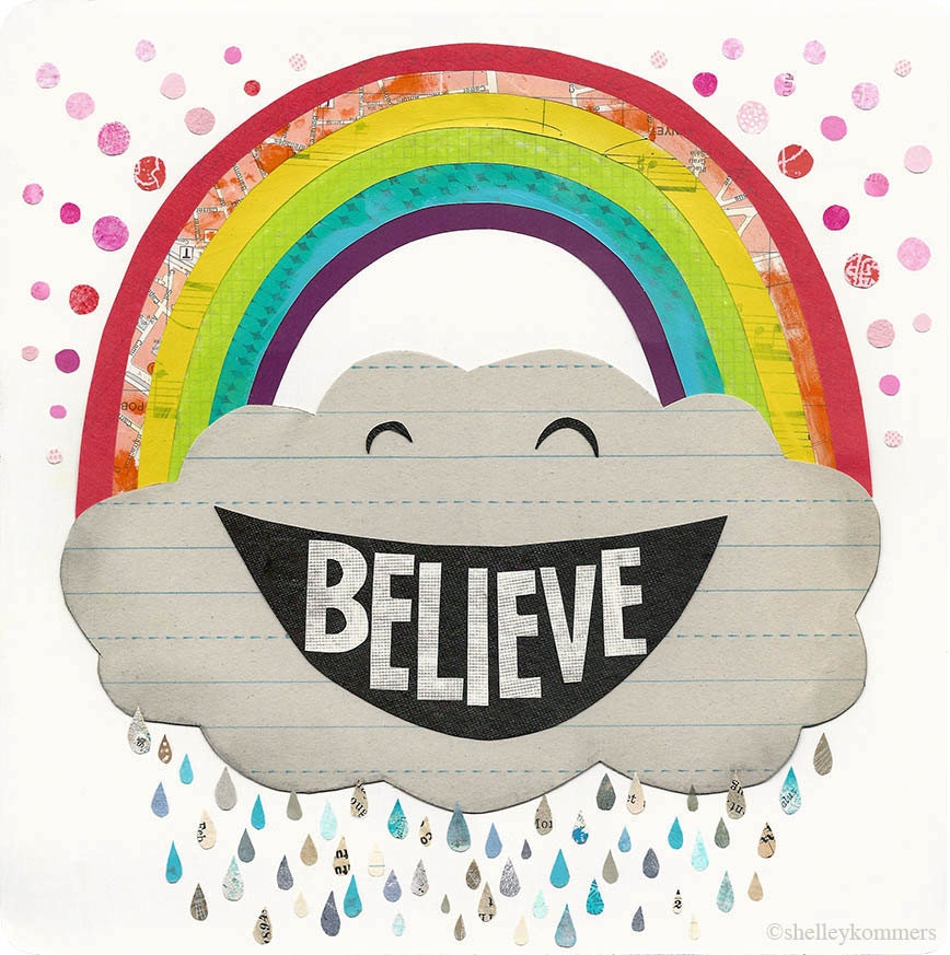 Believe PRINT - Inspirational Art