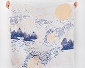 Mountain Blossom Furoshiki