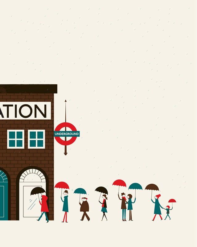 Underground screen print