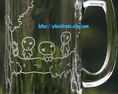 KODAMA Tree Spirits Fanart Glass Mug (-15.5 oz.-)