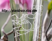 TOTORO Surfing in Hawaii Hand Engraved Fanart Glass (-16 oz.-) Heat Treated