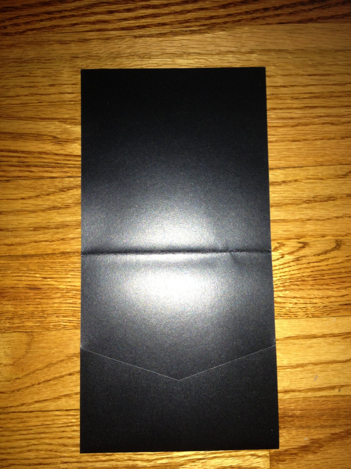 Black Silk Vinyl 5x5 Booklet Pocket Fold Envelopments 110