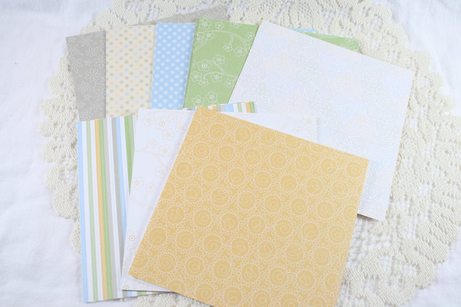DESTASH - Stampin Up Designer Series Paper - Delicate Dots