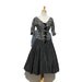 RESERVED  Embroidery Evening Taffeta Dress