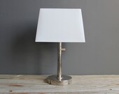 Modern Chrome Lamp w/ Dimmer