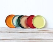 Set Italian Rainbow Aluminum Coasters