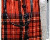 introducing: "an.ge.la" - pretty in plaid pocketbook (purse or tote)
