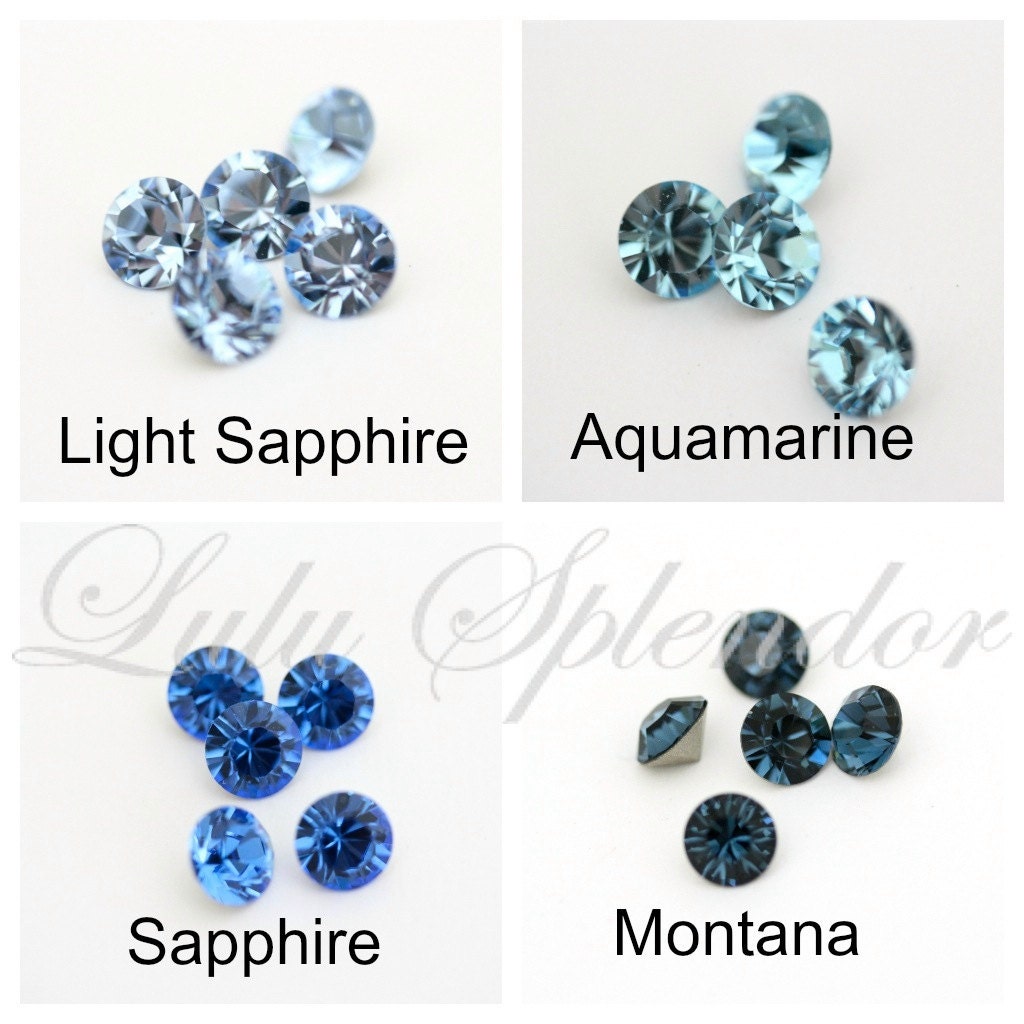 Wedding Hair Comb Blue Wedding Hair Accessories Something Blue Pearl Rhinestone Flowers   SABINE Choose your Blue
