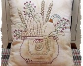 Cattails-Primitive Stitchery E-Pattern-by Primitive Stitches-Instant Download