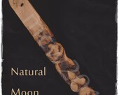Wood Athame "Natural Moon Goddess" (Cedar Wood) OOAK
