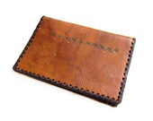 Boho Brown Tooled Leather Wallet