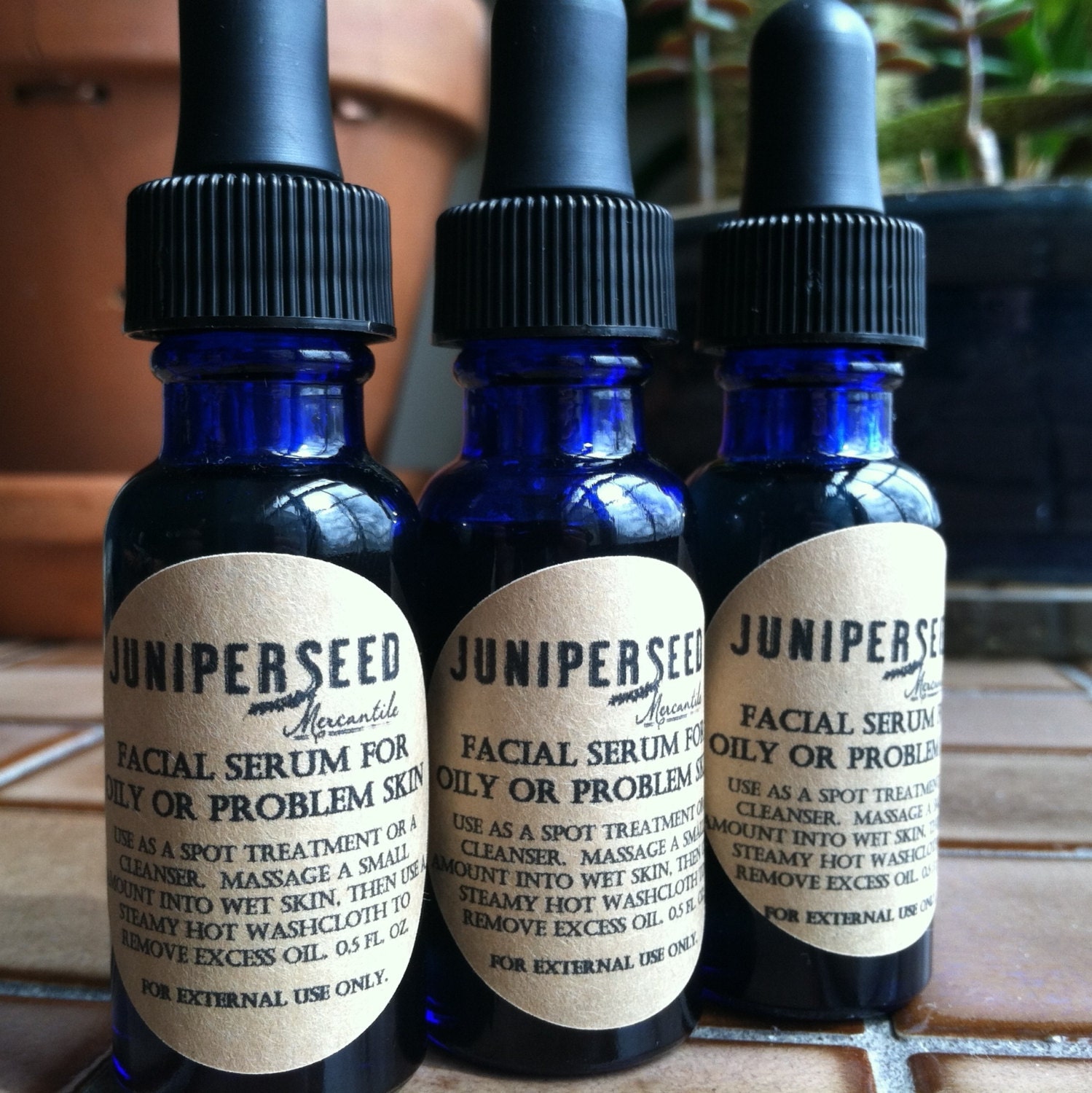 Facial Serum for Anger Prone Skin - With Tea Tree, Lavender and Rosewood