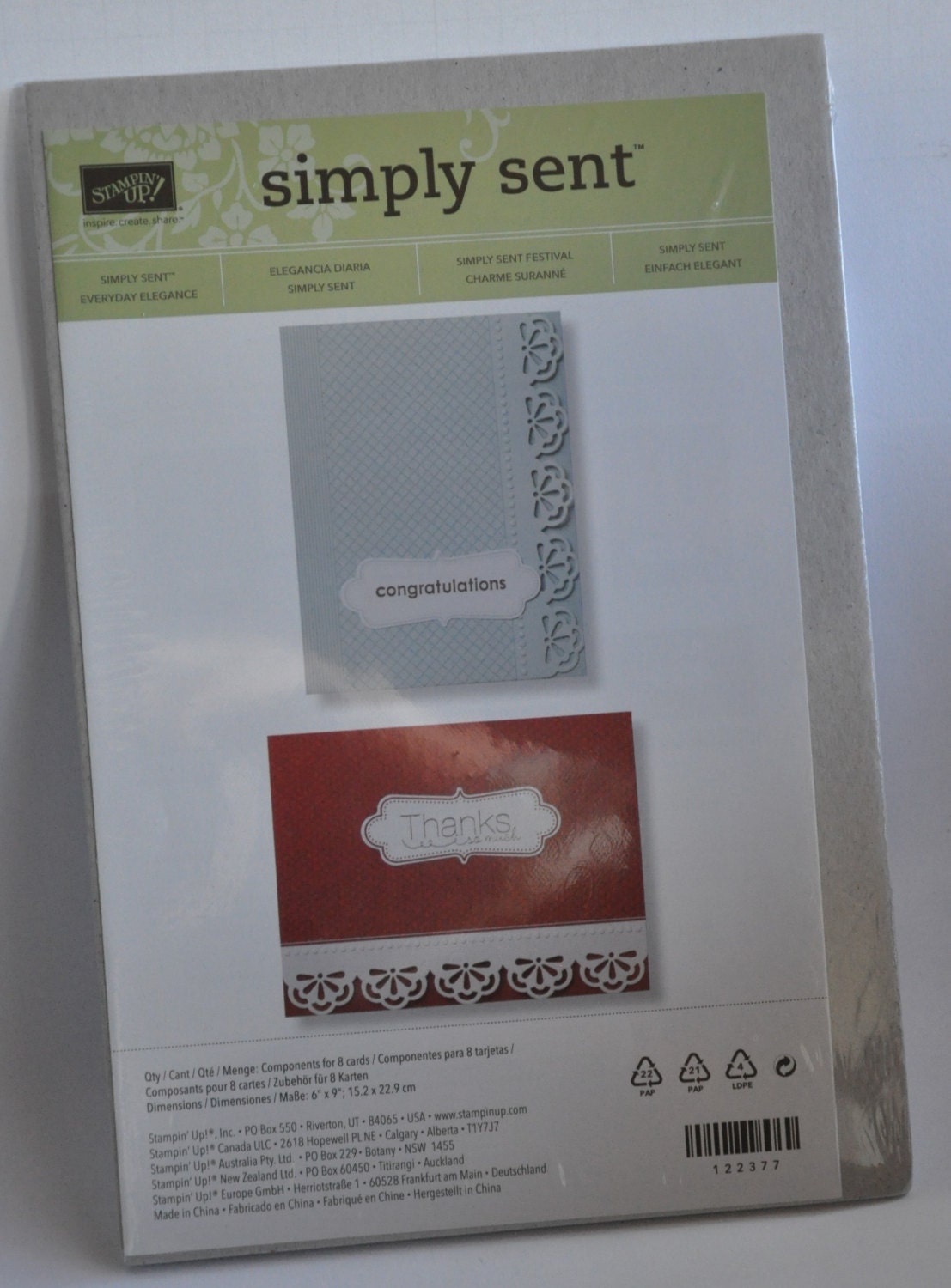 Simply Sent Everyday Elegance Card Kit