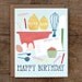 Birthday Recipe Illustrated Card
