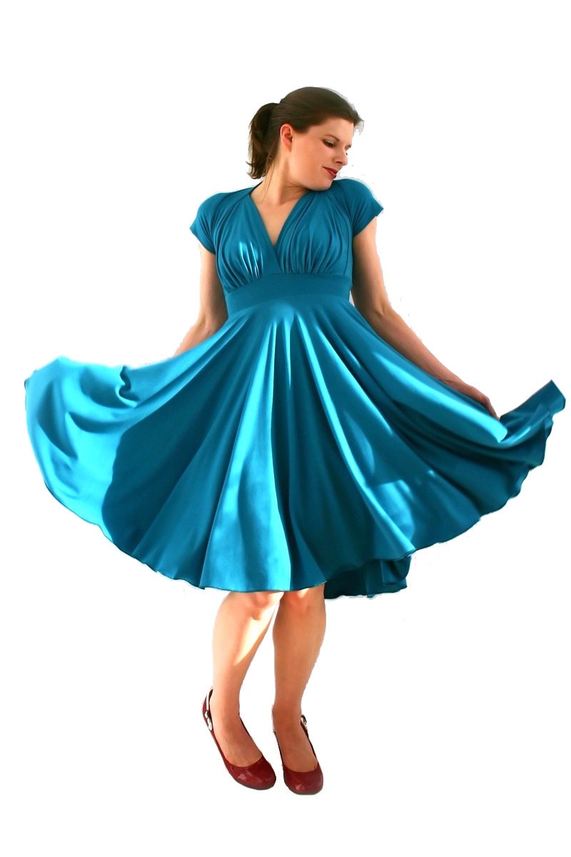 Lucky Number 7 Dress in Bamboo - Made To Measure