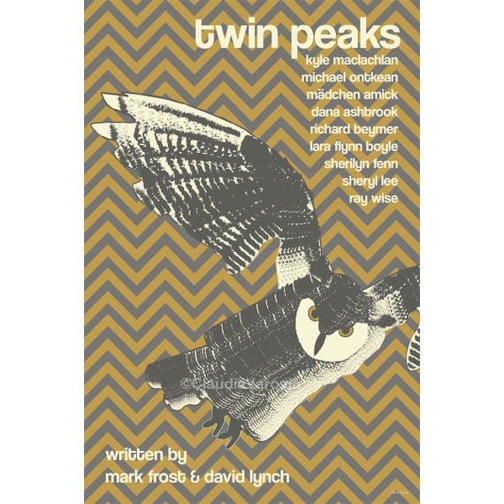Twin Peaks 12x18 inches poster print