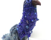 Frances, fiber art soft sculpture