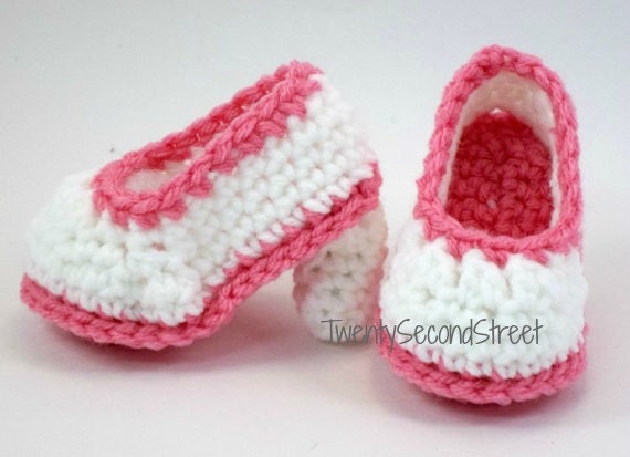 Crochet Baby Booties High Heeled Shoes Baby Booties