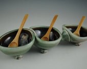 Fresh Green Three Bowl Dish