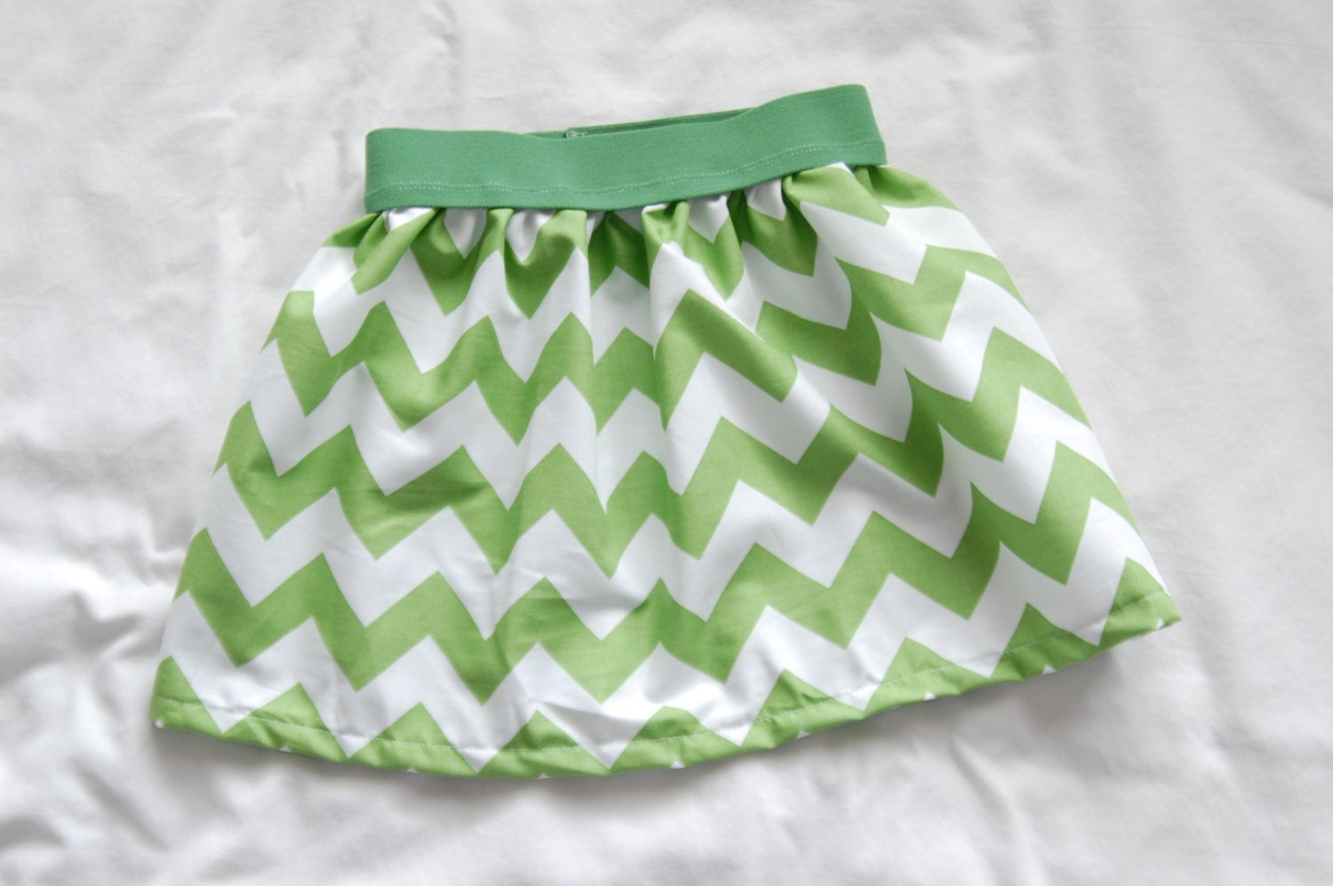 4T Overstock Chevron Skirt Green 4T