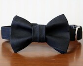 Bowtie Dog Collar - Black Tie Affair